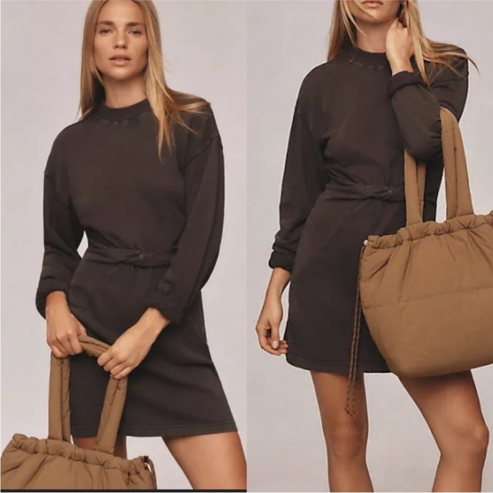 {NWT} L*SPACE Asher Dress in Charcoal Gray - Small